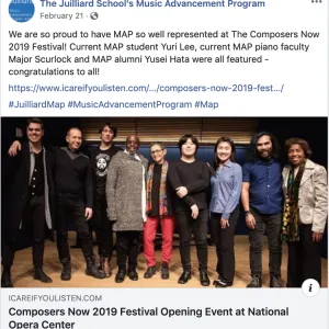 Composers Now 2019 Festival Opening Event at National Opera Center