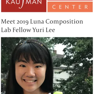 Meet Luna Composition Lab Fellow Yuri Lee