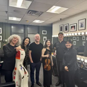 A week with Joshua Bell, Steven Isserlis, Jeremy Denk. &mdash; cover photo