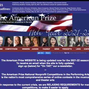 The American Prize in Composition - Results &mdash; cover photo