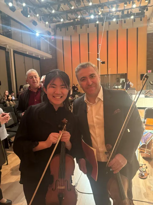 Photo from the blog post "Playing in Maxim Vengerov's Master Class"