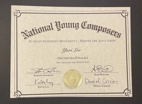 Afdd &mdash; National Young Composers Challenge - Orchestra Winner!