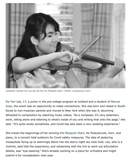 young composers meet the challenge and