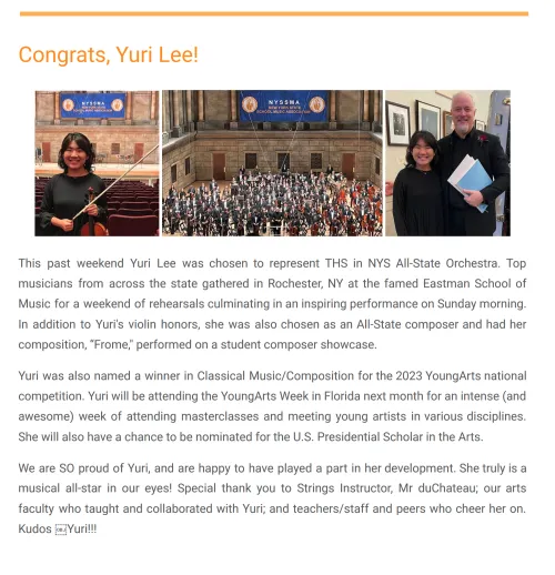 featured in tuckahoe school