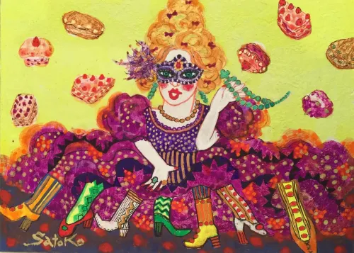 Illustration for Madame Deficit by Satoko Kitagawa