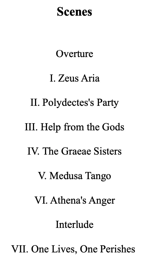 Screenshot related to Perseus and Medusa
