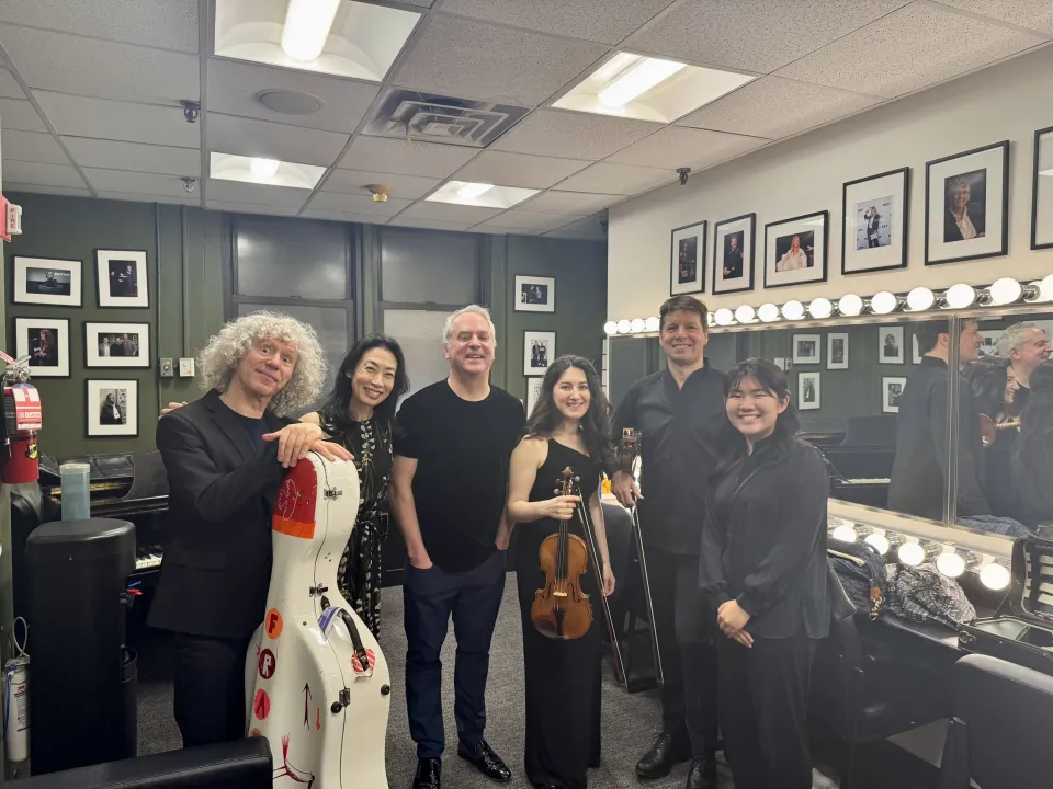 A week with Joshua Bell, Steven Isserlis, Jeremy Denk. &mdash; cover photo