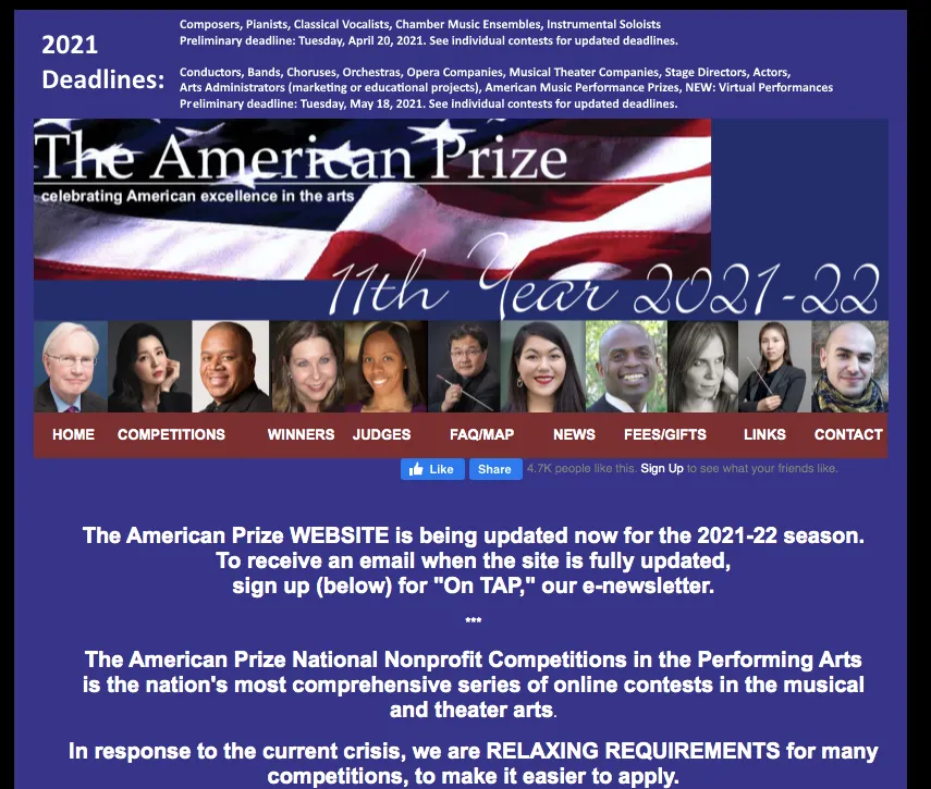 The American Prize in Composition - Results &mdash; cover photo