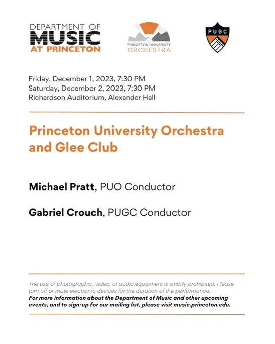 Photo from the blog post "PUO Concert with PUGC! "