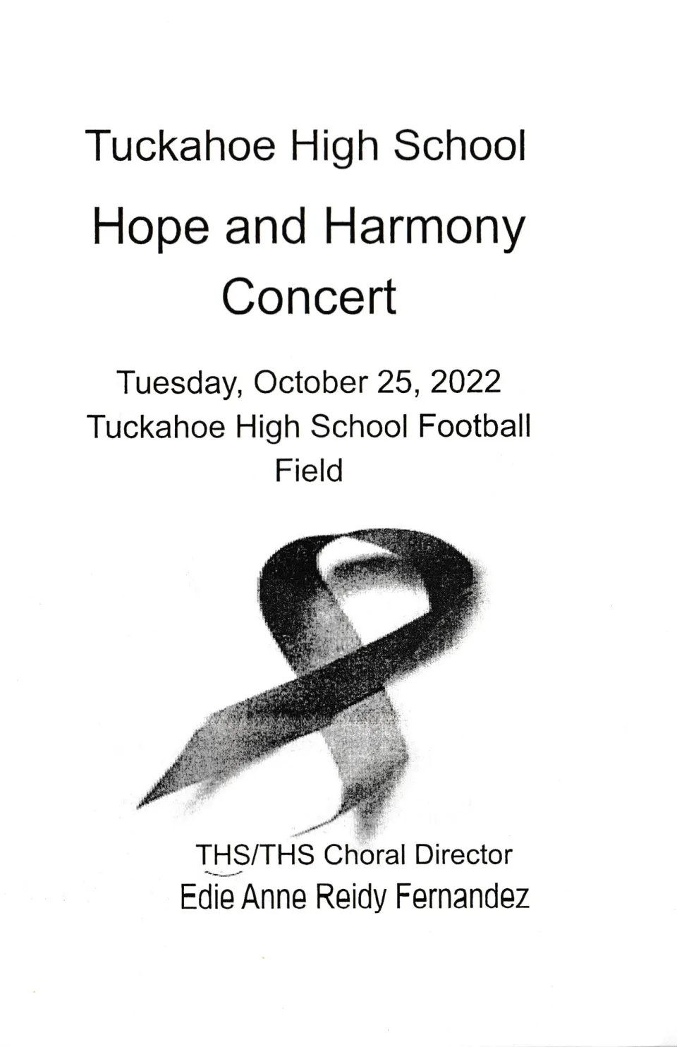 Photo from the blog post "Hope &amp; Harmony chorus concert"